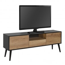 Έπιπλο τηλεόρασης Style Megapap χρώμα μαύρο - tori 160x41x58εκ. Έπιπλο τηλεόρασης Style Megapap χρώμα μαύρο - tori 160x41x58εκ.