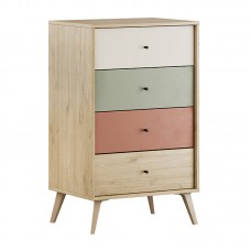 Συρταριέρα Terra Megapap χρώμα florida oak 60x44x100εκ.