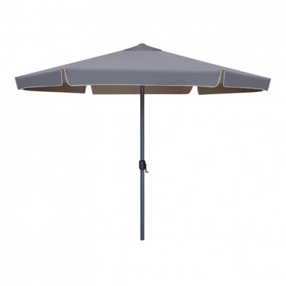 Ομπρέλα κήπου Capri Megapap αλουμινίου χρώμα ανθρακί Ø3m.