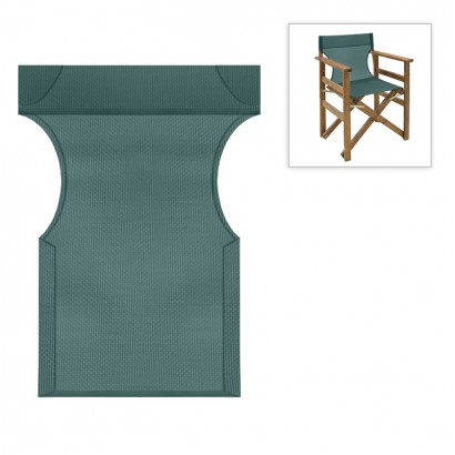 Διάτρητο πανί επαγγελματικό για πολυθρόνα σκηνοθέτη χρώματος κυπαρισσί Megapap