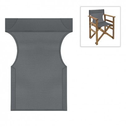 Διάτρητο πανί επαγγελματικό για πολυθρόνα σκηνοθέτη χρώματος μαύρο Megapap