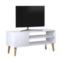 Έπιπλο τηλεόρασης Porto Megapap χρώμα λευκό 90x32x42εκ. Έπιπλο τηλεόρασης Porto Megapap χρώμα λευκό 90x32x42εκ.