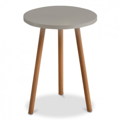 Τραπεζάκι βοηθητικό Roma Megapap χρώμα cappuccino 33,5x33,5x46εκ.