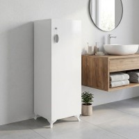 Ντουλάπι με κλειδαριά Zehra Megapap χρώμα λευκό 30x32x108εκ.