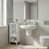 Βιβλιοθήκη - Ραφιέρα Clare Megapap χρώμα λευκό 30x20x88εκ.