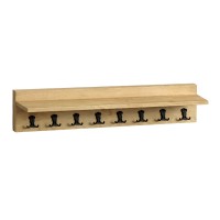 Κρεμάστρα τοίχου Vettini Megapap χρώμα sapphire oak 100x12x20εκ. Κρεμάστρα τοίχου Vettini Megapap χρώμα sapphire oak 100x12x20εκ.