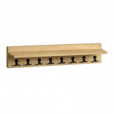 Κρεμάστρα τοίχου Vettini Megapap χρώμα sapphire oak 100x12x20εκ.