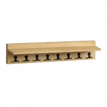 Κρεμάστρα τοίχου Vettini Megapap χρώμα sapphire oak 100x12x20εκ. Κρεμάστρα τοίχου Vettini Megapap χρώμα sapphire oak 100x12x20εκ.