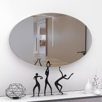 Καθρέπτης τοίχου Vista Megapap χρώμα λευκό 90x50x2,2εκ.