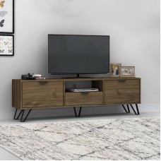 Έπιπλο τηλεόρασης Jasmine Megapap χρώμα καρυδί 170x35x50εκ. Έπιπλο τηλεόρασης Jasmine Megapap χρώμα καρυδί 170x35x50εκ.