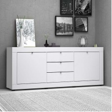 Μπουφές Ocean Megapap χρώμα λευκό 210x45x86εκ.