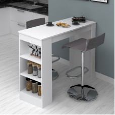 Τραπέζι μπαρ Deep Megapap χρώμα λευκό 120x50x100εκ. Τραπέζι μπαρ Deep Megapap χρώμα λευκό 120x50x100εκ.
