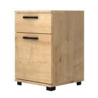 Κομοδίνο - Συρταριέρα γραφείου Veto Megapap χρώμα φυσικό οξιάς 40x39x57εκ.