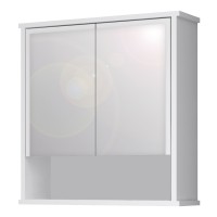 Καθρέπτης μπάνιου Delo Μegapap χρώμα λευκό 62x17,5x60εκ.