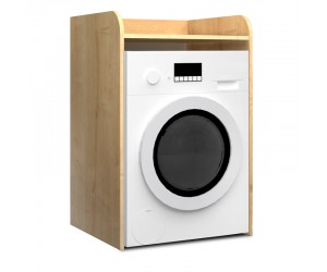 Έπιπλο πλυντηρίου Toren Megapap χρώμα φυσικό οξιάς 65x60x100εκ.