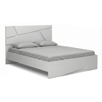 Κρεβάτι Efes Megapap χρώμα λευκό 160x200εκ.