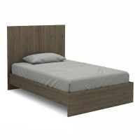 Κρεβάτι Troy Megapap χρώμα καρυδί 120x200εκ.