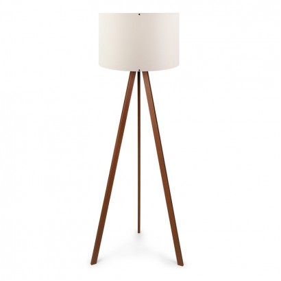 Φωτιστικό δαπέδου Rosling Megapap Mdf/ύφασμα Pvc χρώμα καρυδί/μπεζ 38x21x140εκ. Φωτιστικό δαπέδου Rosling Megapap Mdf/ύφασμα Pvc χρώμα καρυδί/μπεζ 38x21x140εκ.