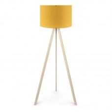 Φωτιστικό δαπέδου Rosling Megapap Mdf/ύφασμα Pvc χρώμα φυσικό/κροκί 38x21x140εκ. Φωτιστικό δαπέδου Rosling Megapap Mdf/ύφασμα Pvc χρώμα φυσικό/κροκί 38x21x140εκ.