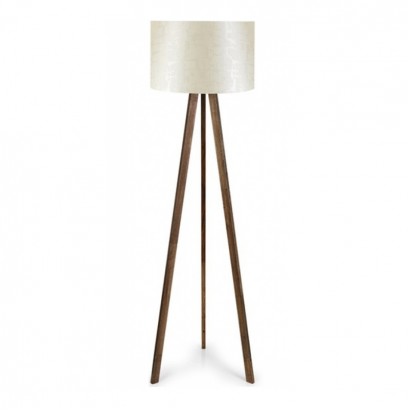 Φωτιστικό δαπέδου Rosling Megapap Mdf/ύφασμα Pvc χρώμα καρυδί/μπεζ 38x21x140εκ. Φωτιστικό δαπέδου Rosling Megapap Mdf/ύφασμα Pvc χρώμα καρυδί/μπεζ 38x21x140εκ.