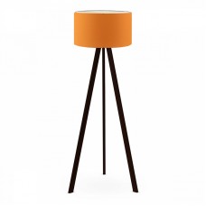 Φωτιστικό δαπέδου Rosling Megapap Mdf/ύφασμα Pvc χρώμα μαύρο/πορτοκαλί 38x21x140εκ. Φωτιστικό δαπέδου Rosling Megapap Mdf/ύφασμα Pvc χρώμα μαύρο/πορτοκαλί 38x21x140εκ.