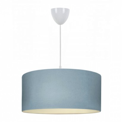 Φωτιστικό οροφής Monahan Megapap υφασμάτινο μονόφωτο χρώμα μπλε 38x20x70εκ.
