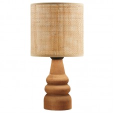 Φωτιστικό επιτραπέζιο Tino Megapap E14 pe rattan - ξύλο χρώμα φυσικό Ø15x32εκ. Φωτιστικό επιτραπέζιο Tino Megapap E14 pe rattan - ξύλο χρώμα φυσικό Ø15x32εκ.