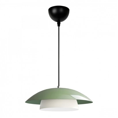 Φωτιστικό οροφής Eliora Megapap E27 μεταλλικό μονόφωτο χρώμα μέντα Ø36x100εκ.