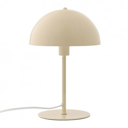 Φωτιστικό επιτραπέζιο Favori Megapap E27 μεταλλικό χρώμα κρεμ Ø25x39εκ.