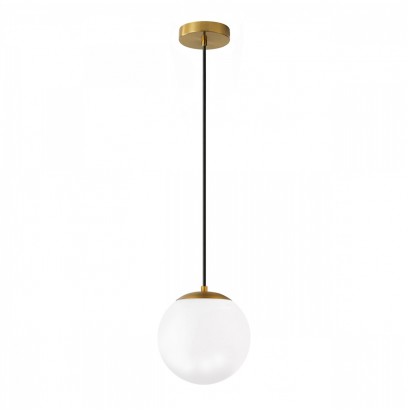 Φωτιστικό οροφής Lumi Megapap E27 γυάλινο μονόφωτο χρώμα χρυσό - λευκό Ø15x120εκ. Φωτιστικό οροφής Lumi Megapap E27 γυάλινο μονόφωτο χρώμα χρυσό - λευκό Ø15x120εκ.