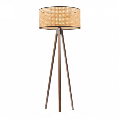 Φωτιστικό δαπέδου Rivo Megapap E27 ξύλινο - ρατάν χρώμα φυσικό Ø38x140εκ. Φωτιστικό δαπέδου Rivo Megapap E27 ξύλινο - ρατάν χρώμα φυσικό Ø38x140εκ.