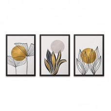 Πίνακας "Plants" Megapap 3 τμχ. σε πλαίσιο 35x45x2εκ. Πίνακας "Plants" Megapap 3 τμχ. σε πλαίσιο 35x45x2εκ.