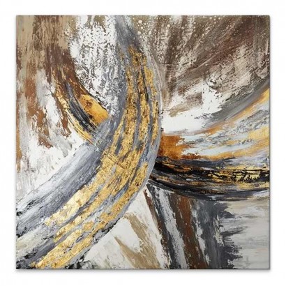 Πίνακας σε καμβά "Routes" Megapap ψηφιακής εκτύπωσης 100x100x3εκ.