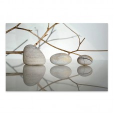 Πίνακας σε καμβά "Stones and Branches" Megapap ψηφιακής εκτύπωσης 90x60x3εκ. Πίνακας σε καμβά "Stones and Branches" Megapap ψηφιακής εκτύπωσης 90x60x3εκ.