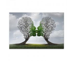 Πίνακας σε καμβά "Trees Growing With Love" Megapap ψηφιακής εκτύπωσης 75x50x3εκ. Πίνακας σε καμβά "Trees Growing With Love" Megapap ψηφιακής εκτύπωσης 75x50x3εκ.