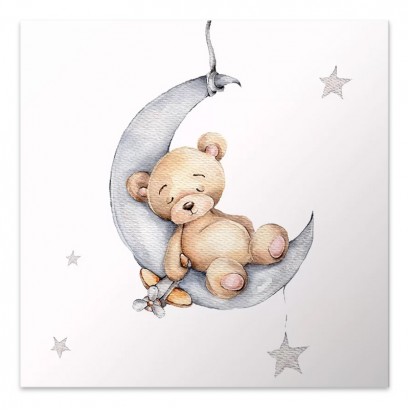 Πίνακας σε καμβά "Baby Bear" Megapap ψηφιακής εκτύπωσης 40x40x3εκ. Πίνακας σε καμβά "Baby Bear" Megapap ψηφιακής εκτύπωσης 40x40x3εκ.