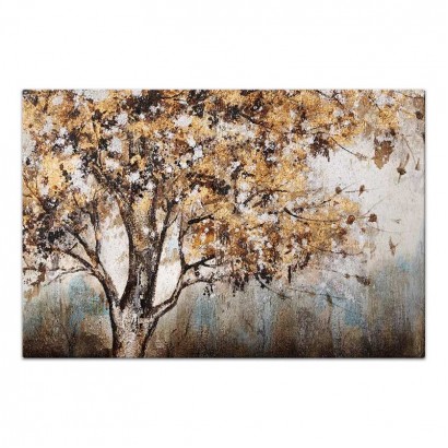 Πίνακας σε καμβά "Autumn Tree" Megapap ψηφιακής εκτύπωσης 140x100x3εκ.