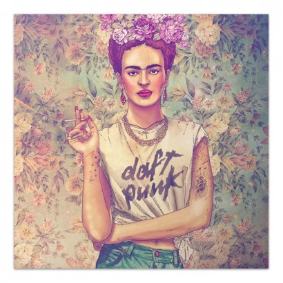 Πίνακας σε καμβά "Frida Punk" Megapap ψηφιακής εκτύπωσης 60x60x3εκ. Πίνακας σε καμβά "Frida Punk" Megapap ψηφιακής εκτύπωσης 60x60x3εκ.