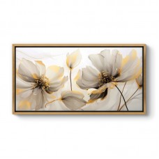 Πίνακας σε καμβά "Ethereal Blossom" Megapap ψηφιακής εκτύπωσης με κορνίζα χρώμα χρυσό 120x60x3εκ. Πίνακας σε καμβά "Ethereal Blossom" Megapap ψηφιακής εκτύπωσης με κορνίζα χρώμα χρυσό 120x60x3εκ.