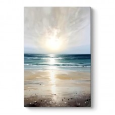 Πίνακας σε καμβά "Sunrise on the Beach" Megapap ψηφιακής εκτύπωσης 50x75x3εκ. Πίνακας σε καμβά "Sunrise on the Beach" Megapap ψηφιακής εκτύπωσης 50x75x3εκ.
