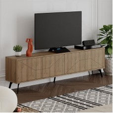 Έπιπλο τηλεόρασης Dune Megapap χρώμα ανοιχτό καρυδί 180x29,6x50εκ. Έπιπλο τηλεόρασης Dune Megapap χρώμα ανοιχτό καρυδί 180x29,6x50εκ.