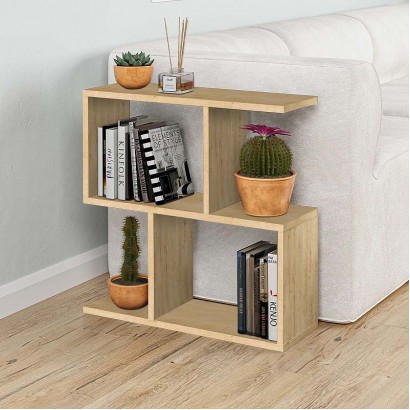 Τραπεζάκι βοηθητικό Homemania Megapap χρώμα sapphire oak 60x20x60εκ.