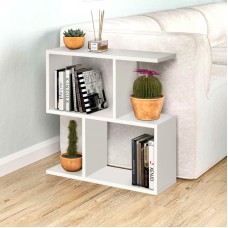 Τραπεζάκι βοηθητικό Homemania Megapap χρώμα λευκό 60x20x60εκ.