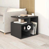 Τραπεζάκι βοηθητικό Labirent Megapap χρώμα ανθρακί 54x40x45εκ. Τραπεζάκι βοηθητικό Labirent Megapap χρώμα ανθρακί 54x40x45εκ.