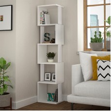 Βιβλιοθήκη Piri Megapap χρώμα λευκό 35x30x161εκ. Βιβλιοθήκη Piri Megapap χρώμα λευκό 35x30x161εκ.