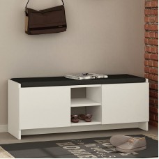 Παπουτσοθήκη Zulla Megapap χρώμα λευκό 110x37x43εκ. Παπουτσοθήκη Zulla Megapap χρώμα λευκό 110x37x43εκ.