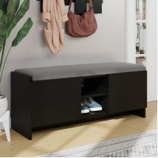 Παπουτσοθήκη Zulla Megapap χρώμα μαύρο 110x37x43εκ. Παπουτσοθήκη Zulla Megapap χρώμα μαύρο 110x37x43εκ.