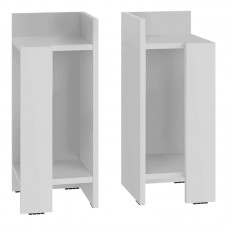Κομοδίνο Elos Megapap σετ 2 τεμαχίων χρώμα λευκό 25x27x60εκ. Κομοδίνο Elos Megapap σετ 2 τεμαχίων χρώμα λευκό 25x27x60εκ.