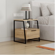 Κομοδίνο Pal Megapap χρώμα sapphire oak 45x40x50εκ. Κομοδίνο Pal Megapap χρώμα sapphire oak 45x40x50εκ.