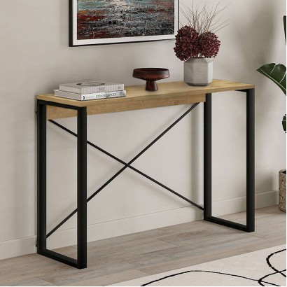 Κονσόλα Archie Megapap χρώμα sapphire oak 110x35x75εκ. Κονσόλα Archie Megapap χρώμα sapphire oak 110x35x75εκ.